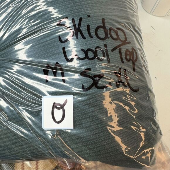 SKI-DOO 1970’s Vintage Green & Yellow Wool Cardigan Size XL - Picture 11 of 11